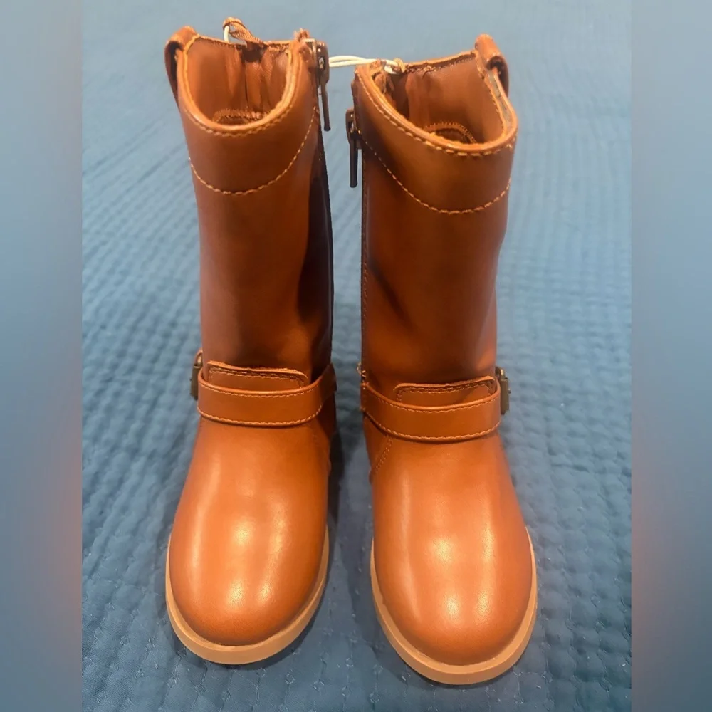 Toddler Girl Old Navy Brown Kids Boots size 8 NWT